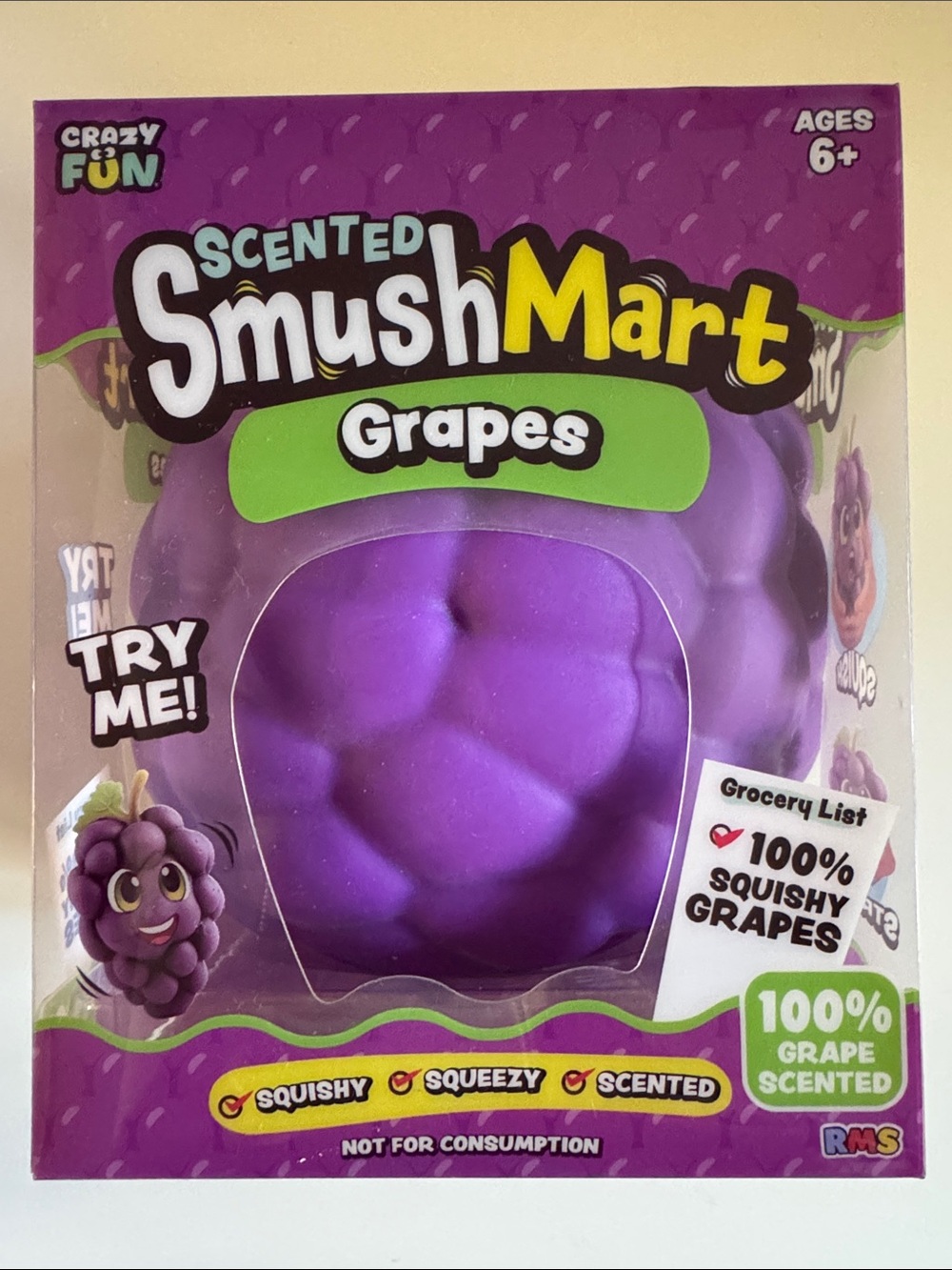 Scented SmushMart Grapes Squishy – $38